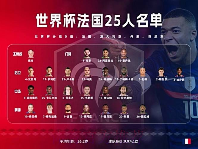 本届世界杯法国梅西阵容解析权威解读