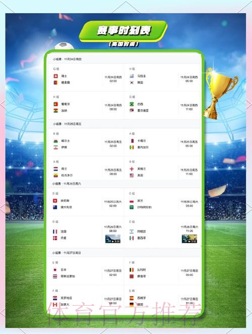 本届世界杯巴西哈兰德比赛时间完整指南